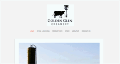 Desktop Screenshot of goldenglencreamery.com